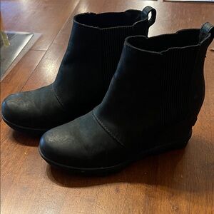 Sorel Black Ankle Booties